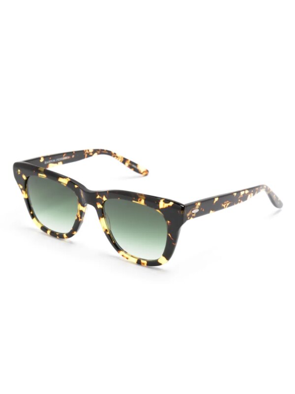 Barton Perreira Claudel zonnebril met schildpadschild-effect - Bruin