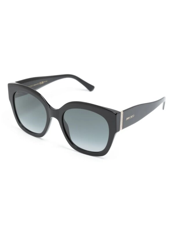 Jimmy Choo Eyewear Leela zonnebril met vierkant montuur - Zwart