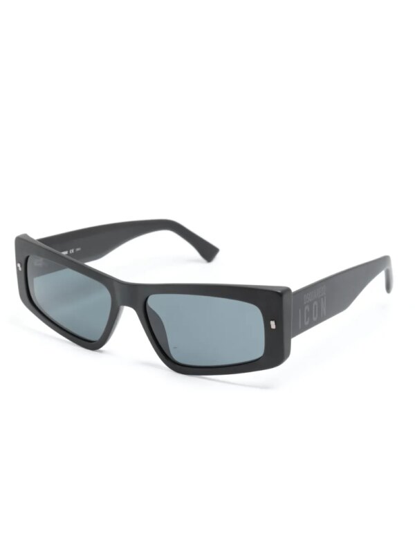 DSQUARED2 EYEWEAR Zonnebril met rechthoekig montuur - Zwart