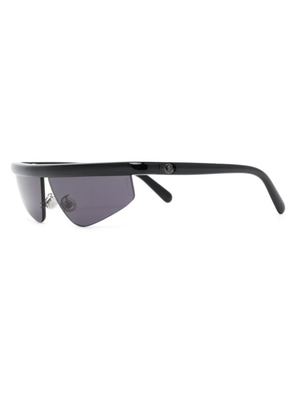 Moncler Eyewear Orizion zonnebril met rechthoekig montuur - Zwart