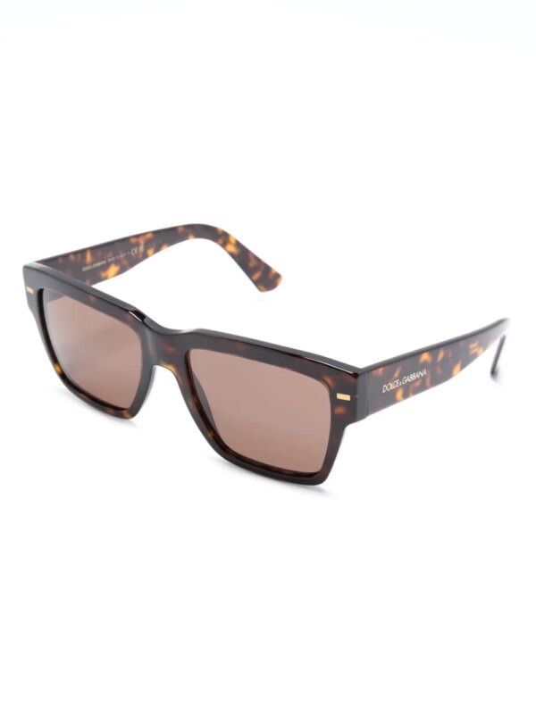 Dolce & Gabbana Eyewear Zonnebril met vierkant montuur - Bruin