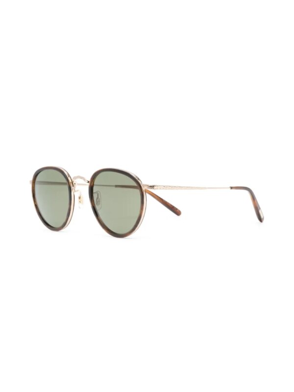 Oliver Peoples Mp-2 zonnebril met rond montuur - Bruin