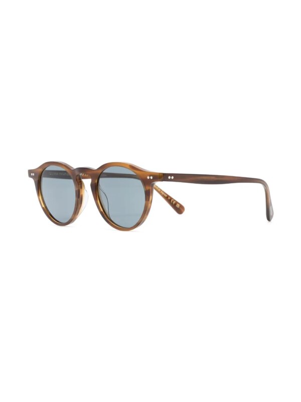 Oliver Peoples Desmon Sun zonnebril met rond montuur - Bruin