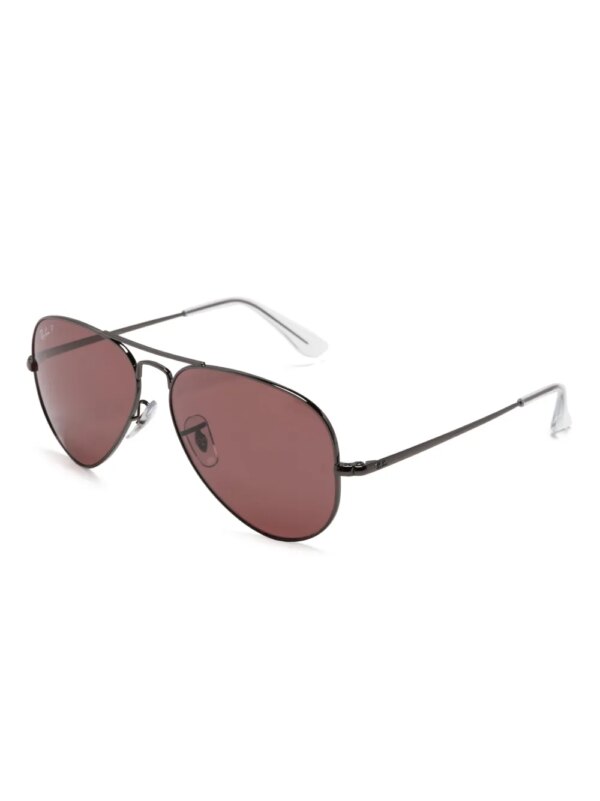 Ray-Ban Metal II zonnebril met piloten montuur - Zilver