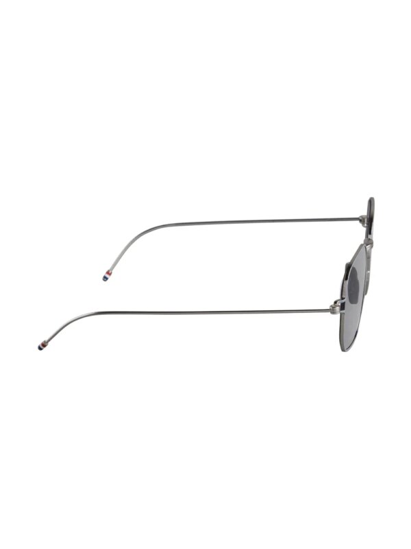 Thom Browne Eyewear Zonnebril met vierkant montuur - Zilver