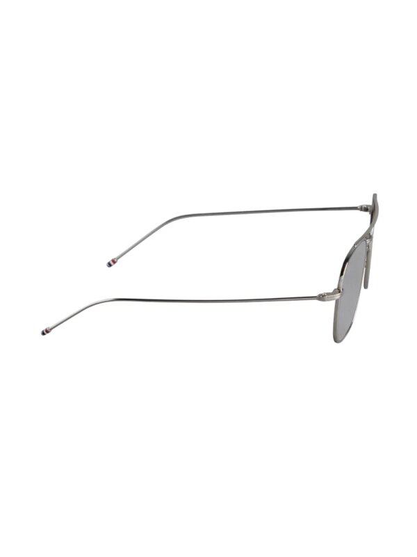 Thom Browne Eyewear Zonnebril met piloten montuur - Grijs
