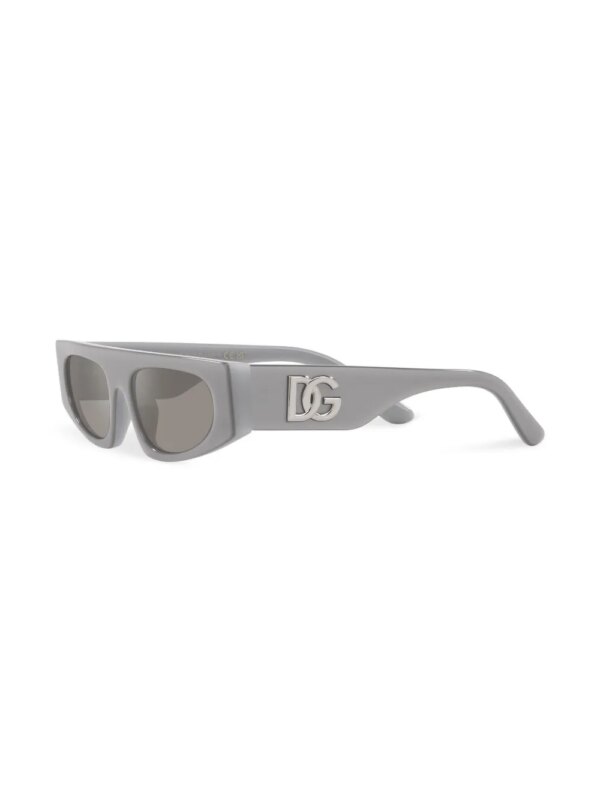 Dolce & Gabbana Eyewear Zonnebril met vierkant montuur - Grijs