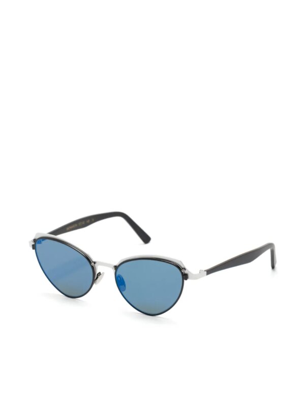 L.G.R Zonnebril met cat-eye montuur - Zwart