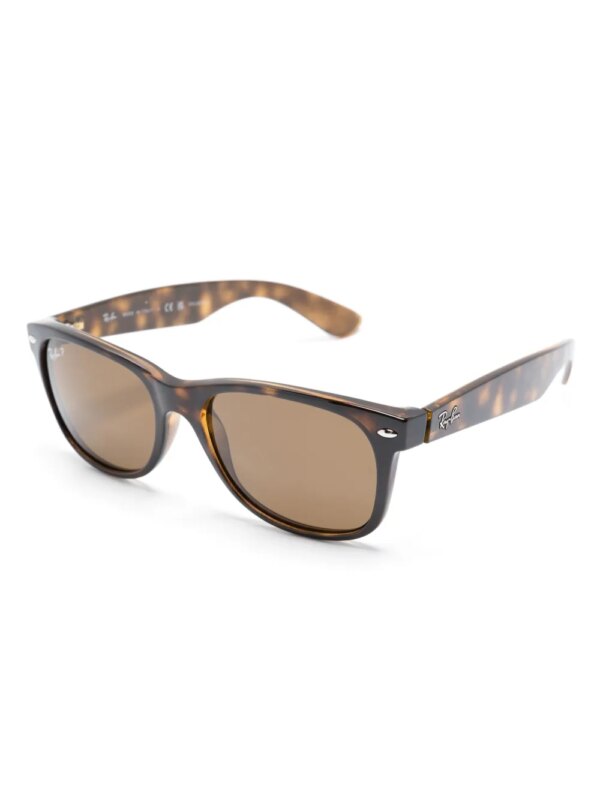 Ray-Ban Zonnebril met wayfarer montuur - Bruin