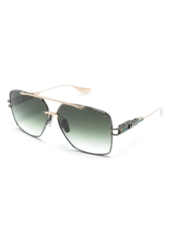 Dita Eyewear Zonnebril met vierkant montuur - Zwart