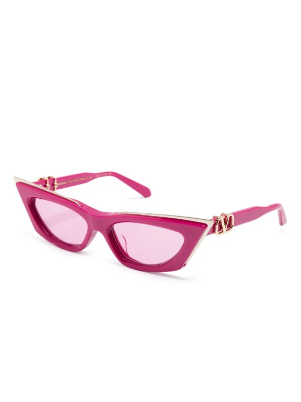 VALENTINO GARAVANI EYEWEAR Zonnebril met cat-eye montuur - Roze