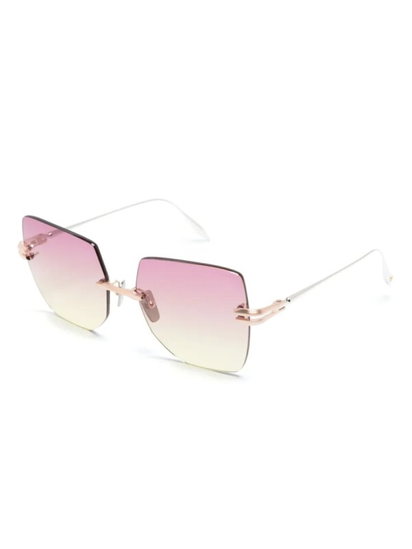 Dita Eyewear Embra zonnebril met titanium montuur - Zilver