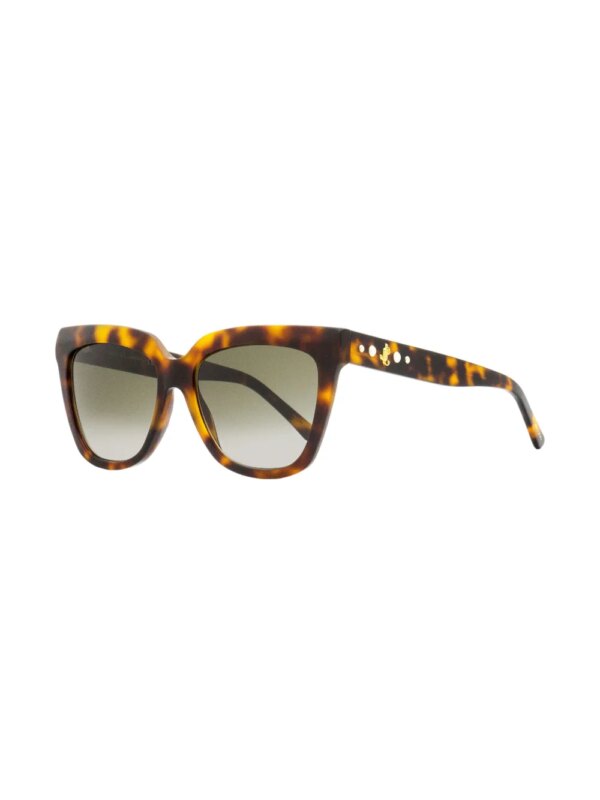 Jimmy Choo Eyewear Zonnebril met oversized montuur - Bruin