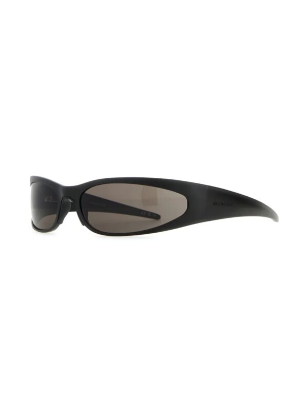 Balenciaga Eyewear Zonnebril met ovaal montuur - Zwart