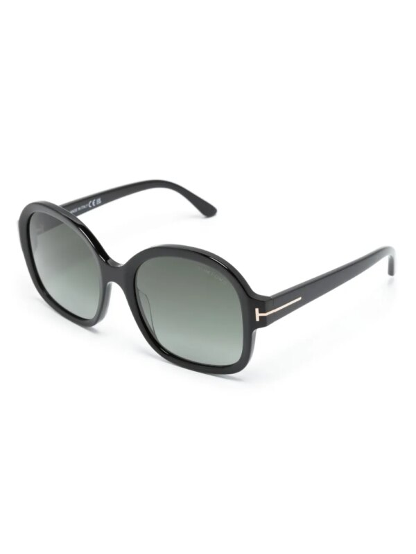 TOM FORD Eyewear Hanley zonnebril met vierkant montuur - Zwart