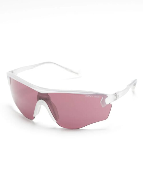 District Vision Junya Racer zonnebril met shield montuur - Wit