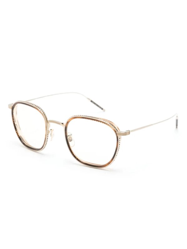 Oliver Peoples TK-9 zonnebril met vierkant montuur - Goud