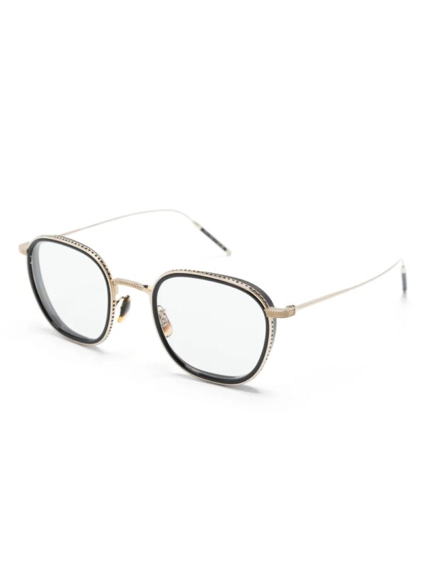 Oliver Peoples TK-9 zonnebril met vierkant montuur - Goud