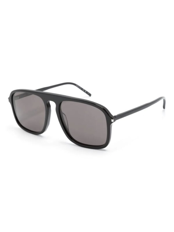 Saint Laurent Eyewear SL 590 zonnebril met piloten montuur - Zwart