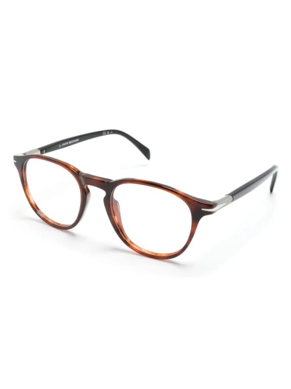 Eyewear by David Beckham Zonnebril met rond montuur - Bruin