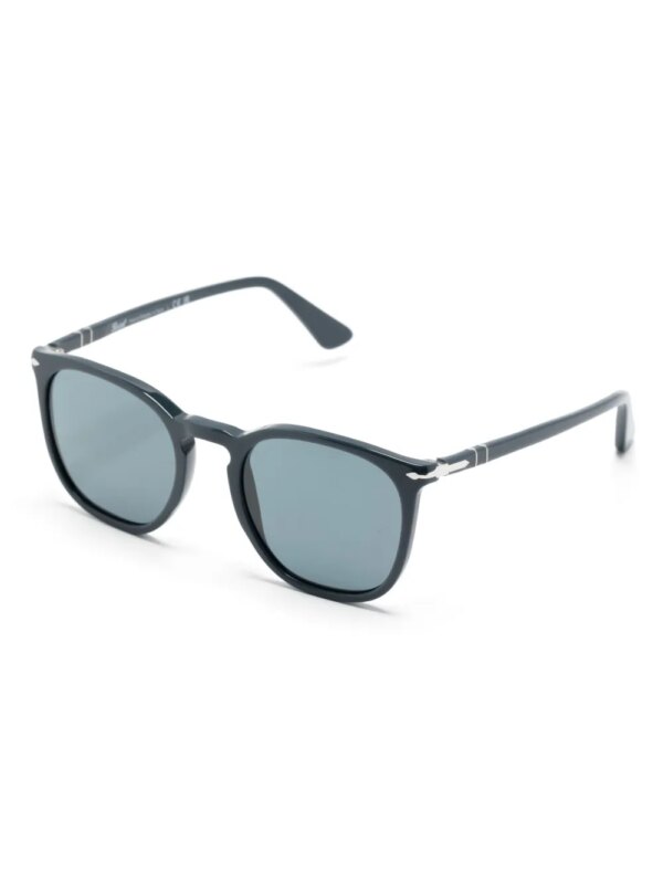 Persol 3316S zonnebril met vierkant montuur - Blauw
