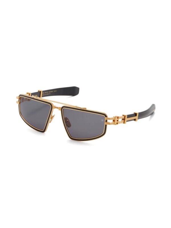 Balmain Eyewear Titan zonnebril met piloten montuur - Zwart