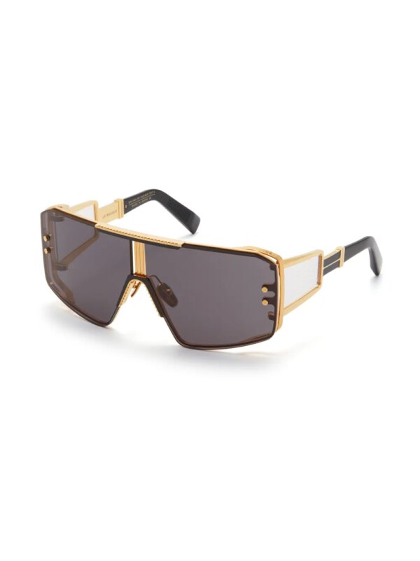Balmain Eyewear Le Masque zonnebril met getinte glazen - Zwart