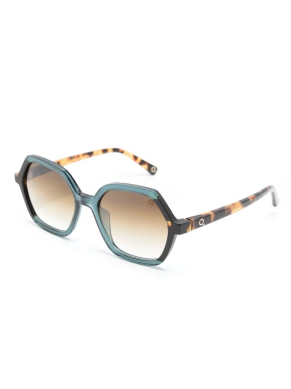 Etnia Barcelona Zonnebril met logo - Bruin