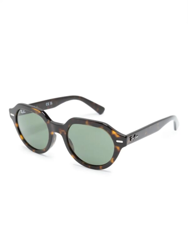 Ray-Ban Zonnebril met ovaal montuur - Bruin