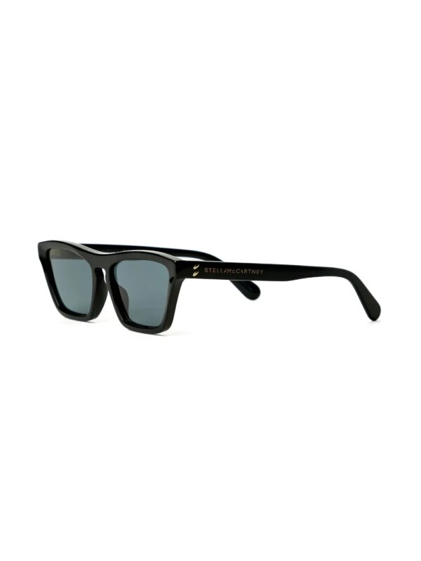 Stella McCartney Eyewear Zonnebril met vierkant montuur - Zwart