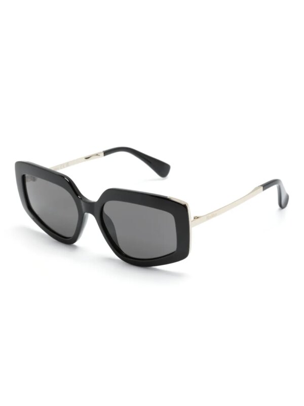 Max Mara Eyewear Zonnebril met vierkant montuur - Zwart