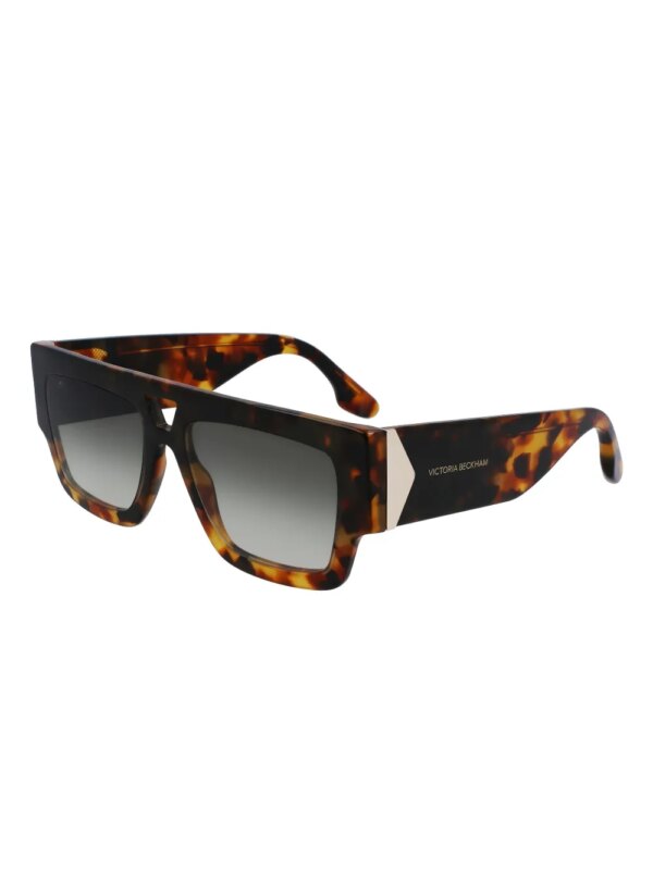 Victoria Beckham Eyewear Zonnebril met vierkant montuur - Bruin