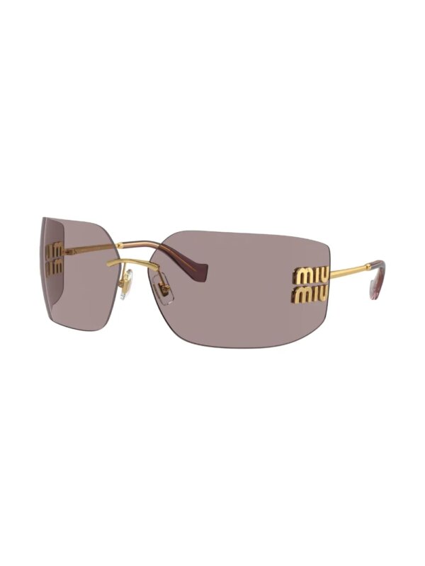 Miu Miu Eyewear Zonnebril met cat-eye montuur - Goud