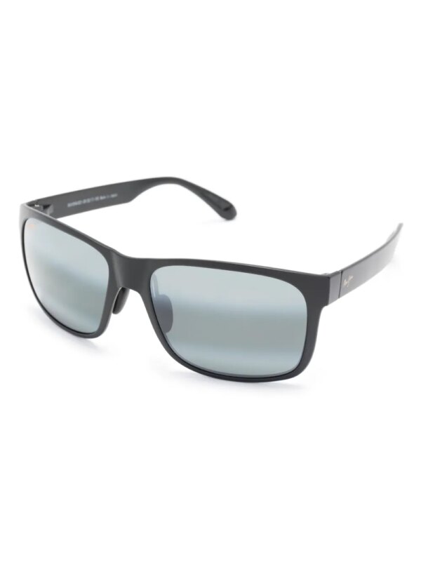 Maui Jim Zonnebril met vierkant montuur - Zwart