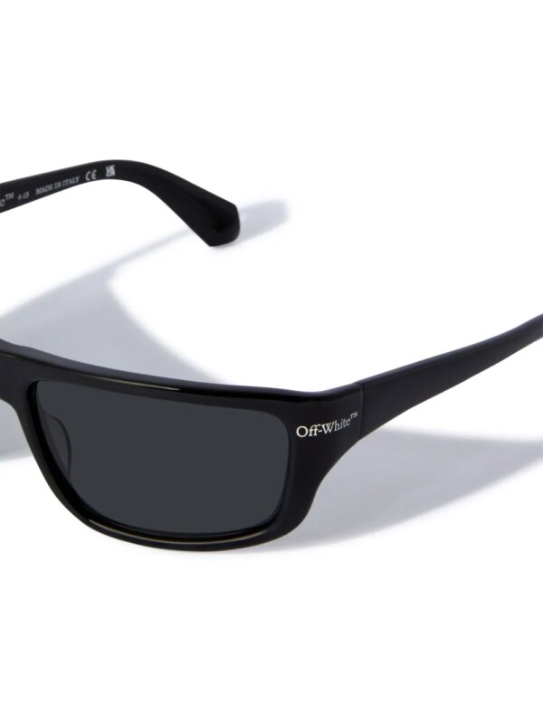 Off-White Eyewear Zonnebril met rechthoekig montuur - Zwart
