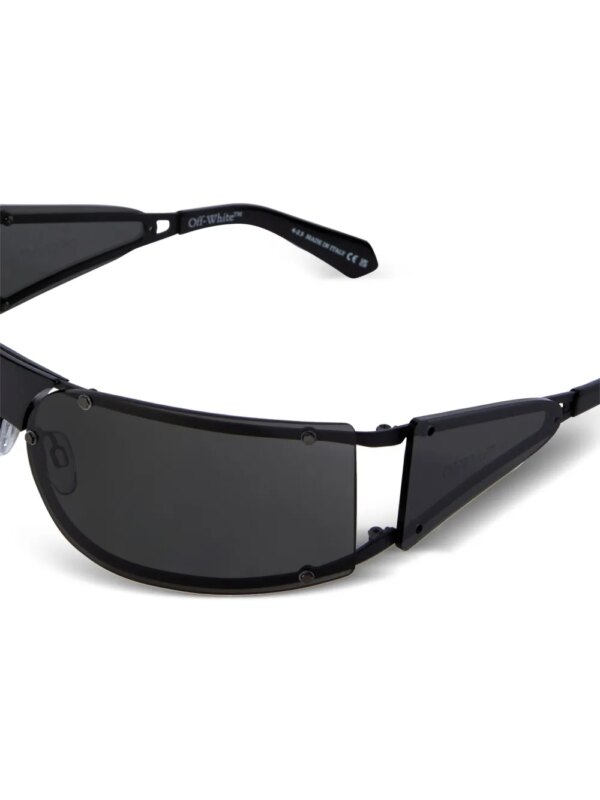 Off-White Eyewear Kenema zonnebril met oversized montuur - Zwart
