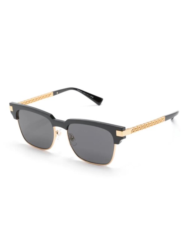 Versace Eyewear Zonnebril met vierkant montuur - Zwart
