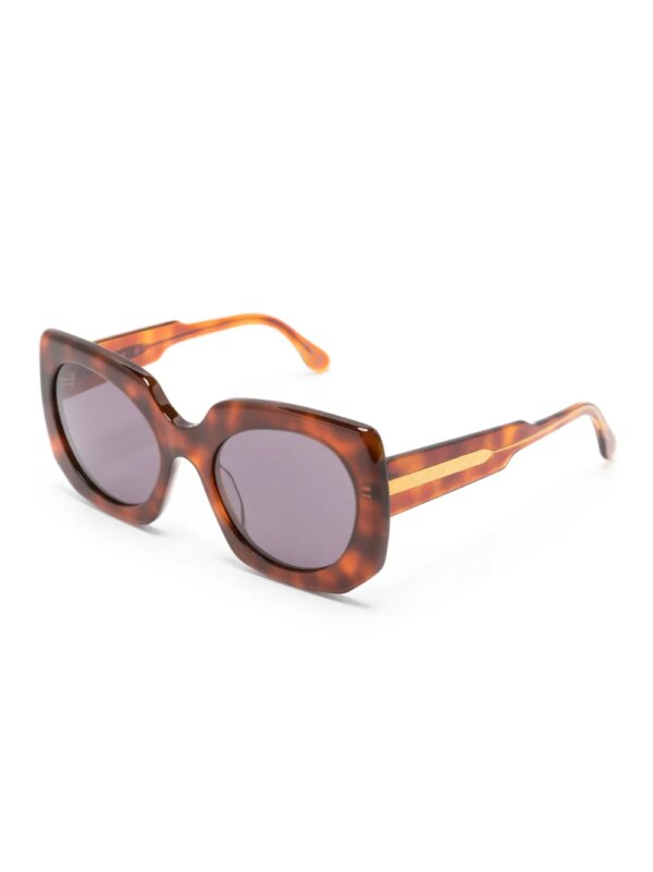 Marni Eyewear Jellyfish Lake zonnebril met oversized montuur - Bruin