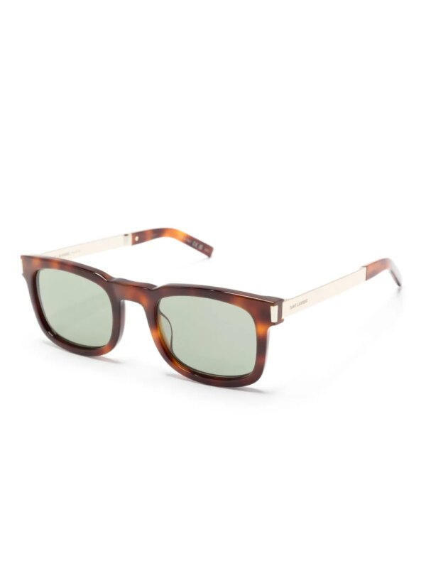 Saint Laurent Eyewear SL 581 zonnebril met vierkant montuur - Bruin