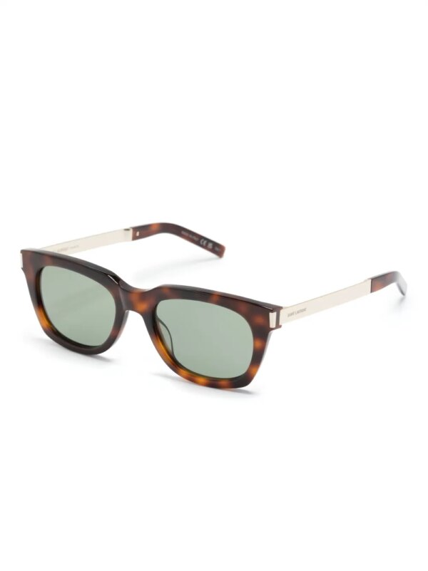 Saint Laurent Eyewear SL 582 zonnebril met vierkant montuur - Bruin