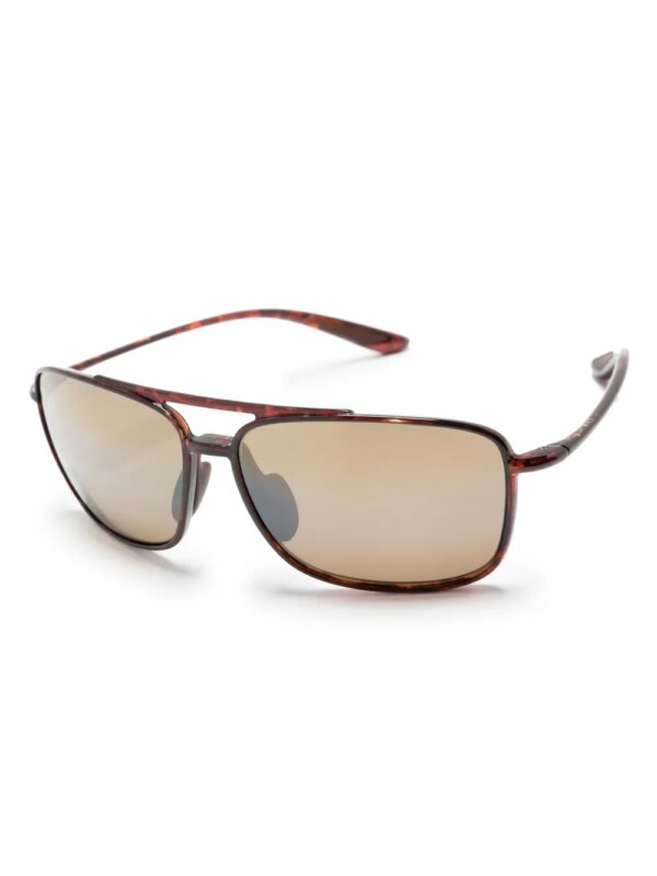 Maui Jim Kaupo Gap zonnebril met spiegelende glazen - Bruin