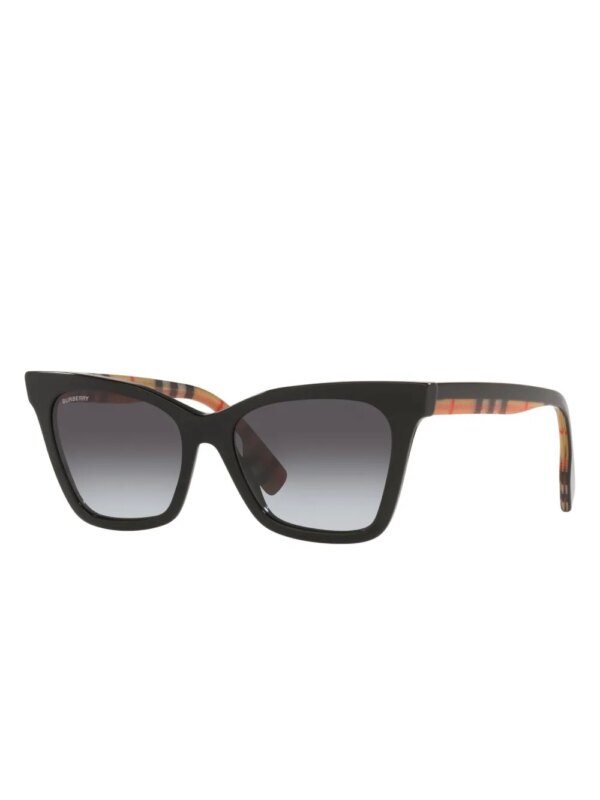 Burberry Eyewear Zonnebril met oversized montuur - Zwart