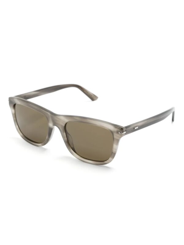 Gucci Eyewear Zonnebril met vierkant montuur - Grijs