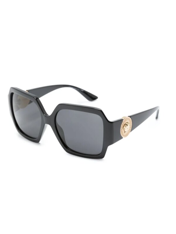 Versace Eyewear Medusa zonnebril met oversized montuur - Zwart