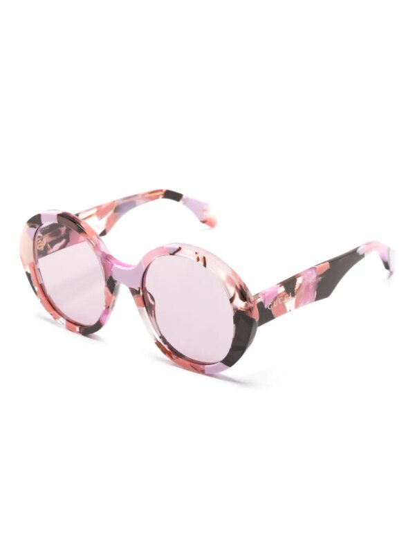 Gucci Eyewear GG1628S zonnebril met rond montuur - Roze