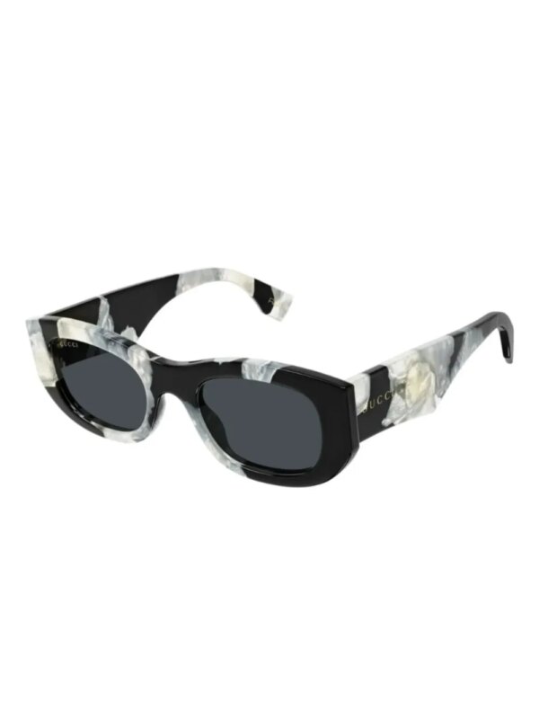 Gucci Eyewear GG1627S zonnebril met rechthoekig montuur - Zwart