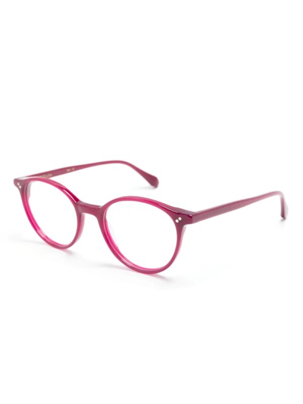 GIGI STUDIOS Brooks zonnebril met rond montuur - Roze