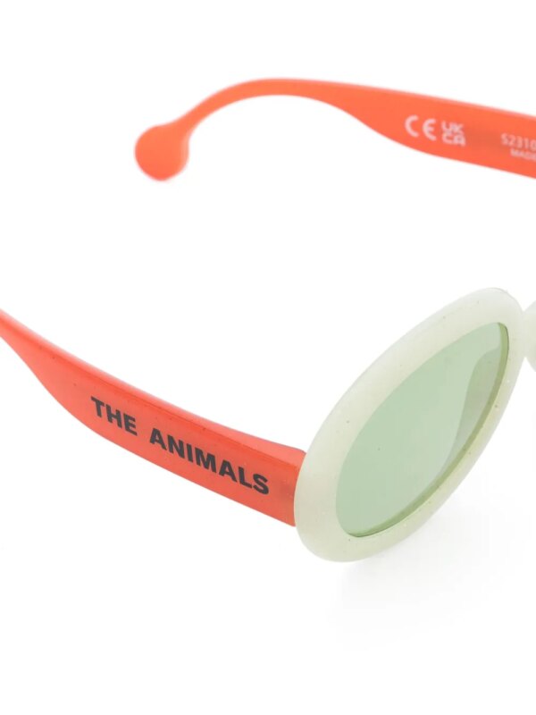 The Animals Observatory Zonnebril met rond montuur - Groen