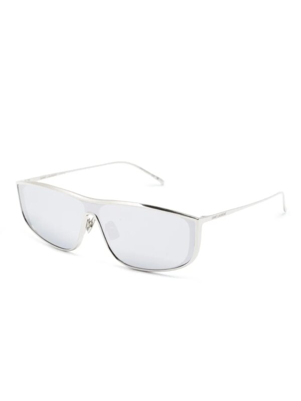 Saint Laurent Eyewear Zonnebril met vierkant montuur - Zilver