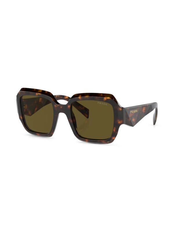 Prada Eyewear Zonnebril met vierkant montuur - Groen